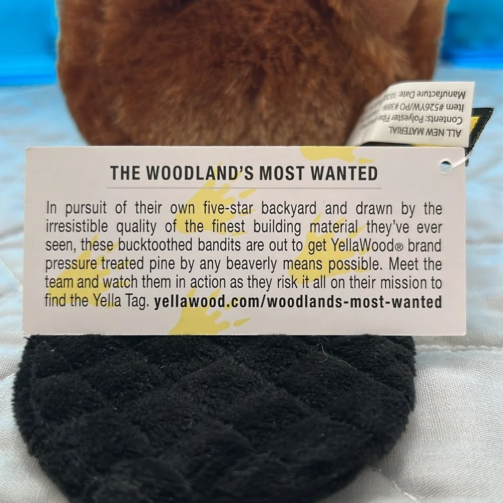 YellaWood’s Mascot Beaver by Douglas Toy Co
